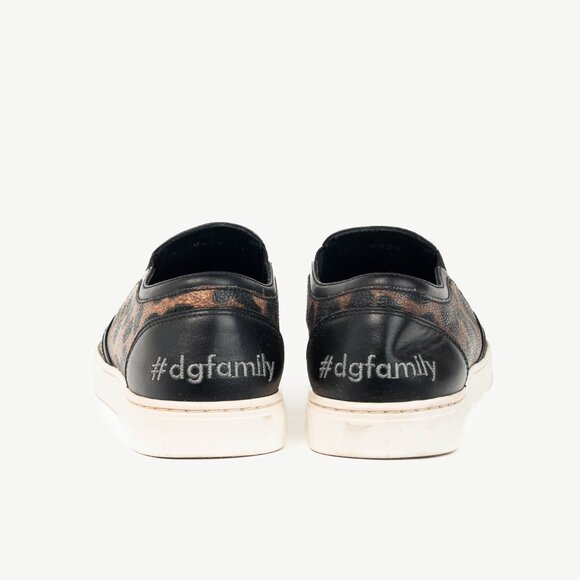 Dolce & Gabbana DG Family Leopard Slip-On Sneakers - Picture 4 of 12